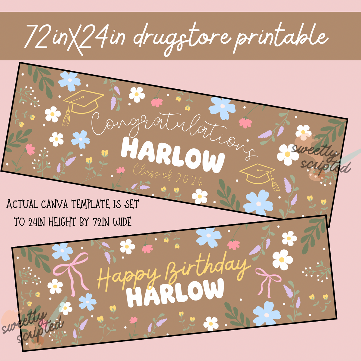 Garden Floral - Digital Banner Template