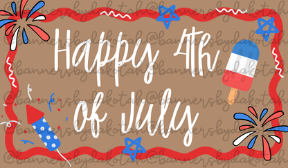 4th of July - Digital Banner Template