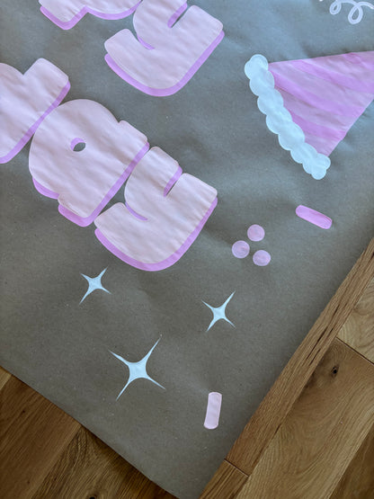 PRE-MADE Birthday Banner