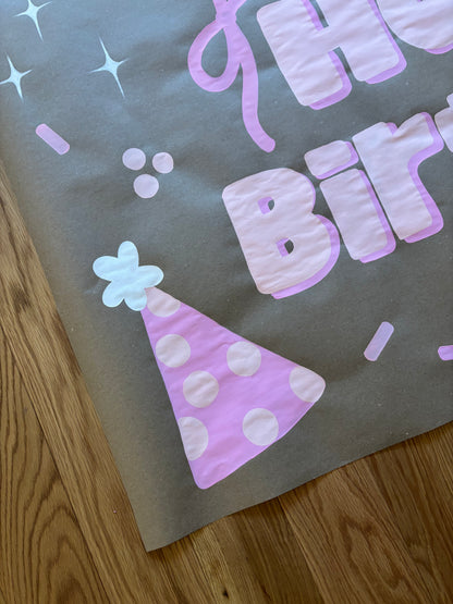 PRE-MADE Birthday Banner