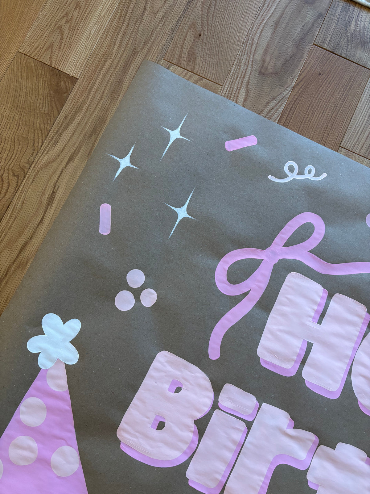 PRE-MADE Birthday Banner