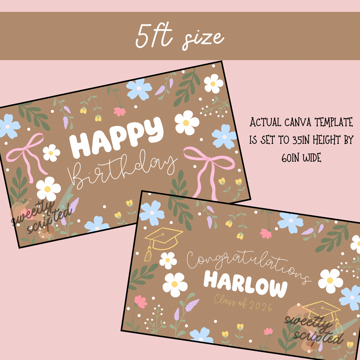 Garden Floral - Digital Banner Template