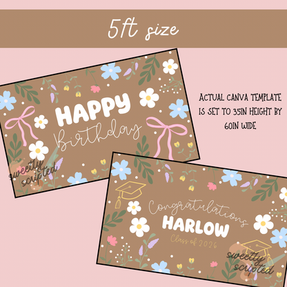 Garden Floral - Digital Banner Template