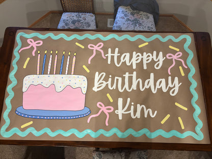 Birthday Banner - Custom